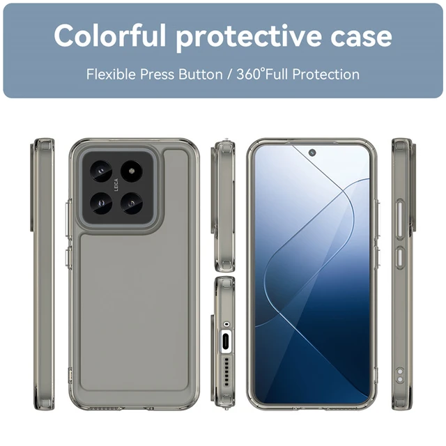 For Xiaomi 13T Pro Case Soft TPU Candy Color Bumper On Xiaomi 13T Cover  Protective Phone Cases For Xiaomi Mi 13T Pro Funda - AliExpress