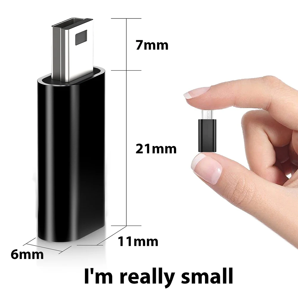 OLAF Mini Adapter Type-C Female to Mini USB Male Supports Data Transfer & Charging Converters