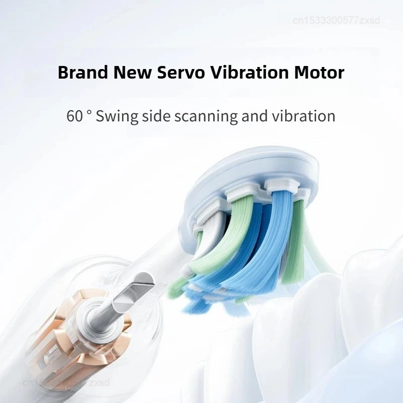 미지아 스마트 서보-오실레이션 전동칫솔 프로 스마트 4가지 모드 IPX8 방수 & 여행용 잠금 기능 긴 배터리 수명 미홈 앱