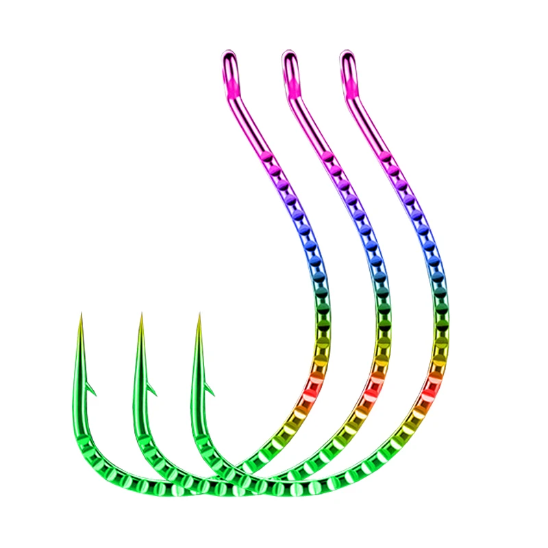 15 Pz Taglie Multiple 2 #1 1/0 2/0 3/0 Ganci Per Pallini A Goccia Wacky Worm Ami Per Pesci Offset Ganci Circolari Per Qualsiasi Stile Finesse Soft Pla