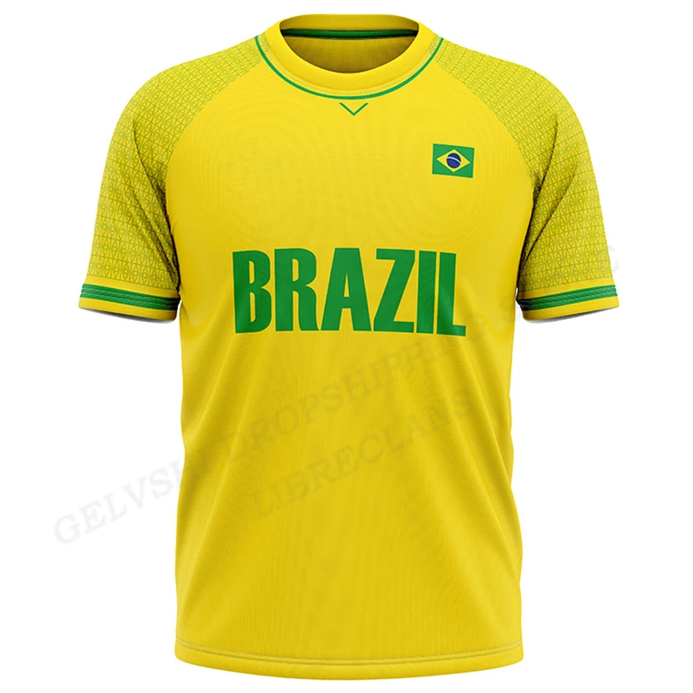 Brasil Flag T Shirt Men Fashion Oversized T shirts Kids Hip Hop Tops