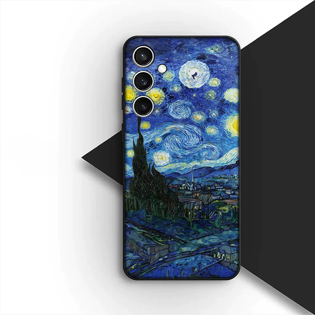 Starry Night Van Gogh Art Premium Phone Case Cover