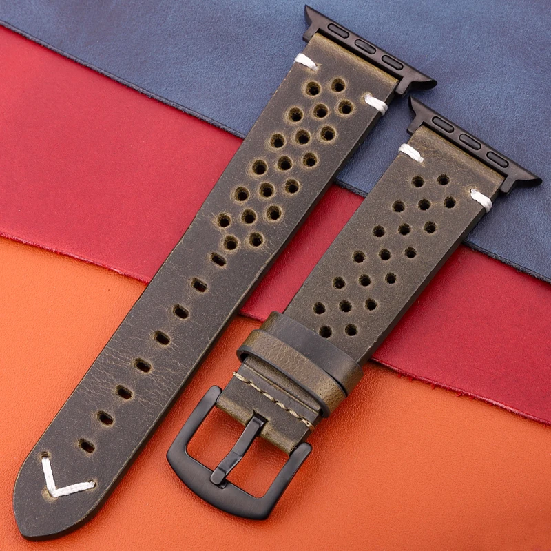 Elegant Genuine Leather Watch Strap - Premium Watchband