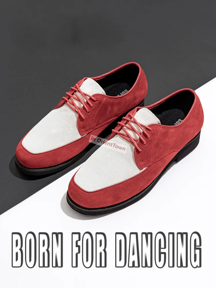 Handmade in OrientTown Brand Popping Locking Shoes California Street Dance Training Shoe Hip Hop Breaking Leather Suede Shoes 3