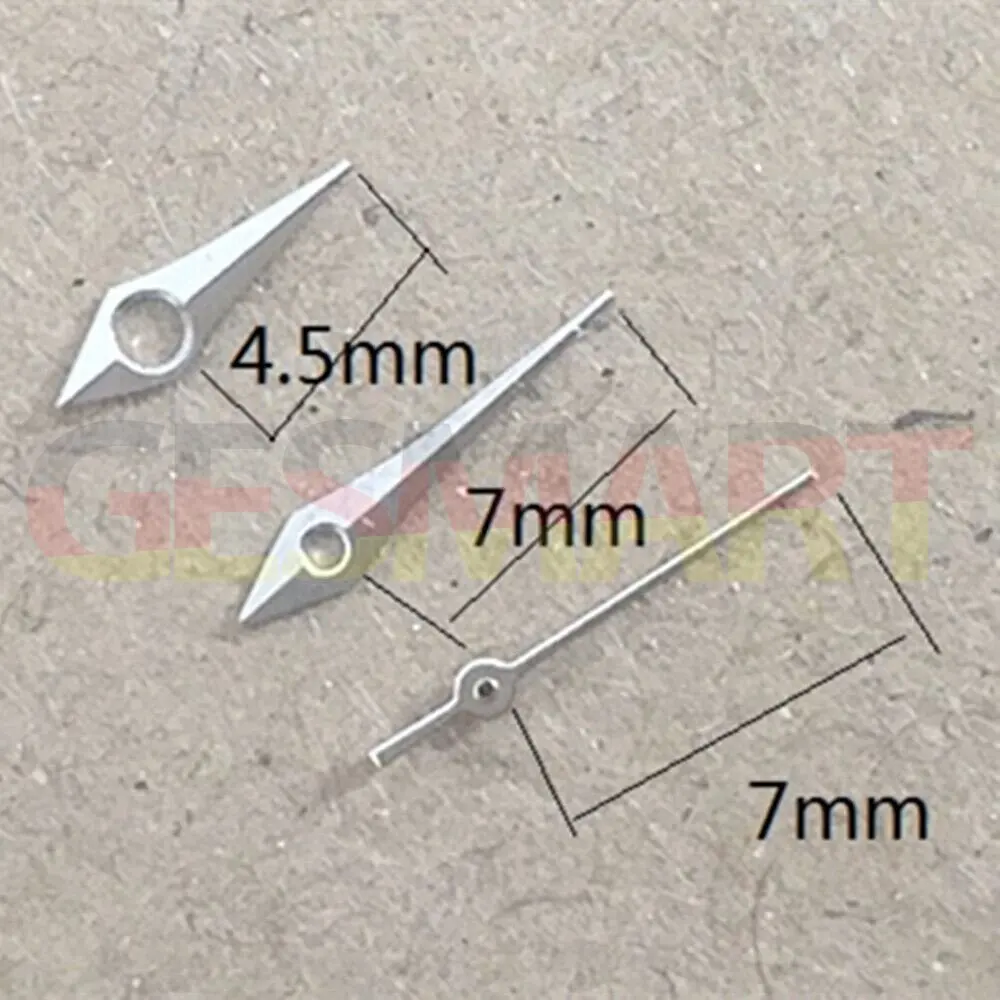 Silver Watch Hands For Miyota 2035 Watch Quartz Movement P1 H2 C16