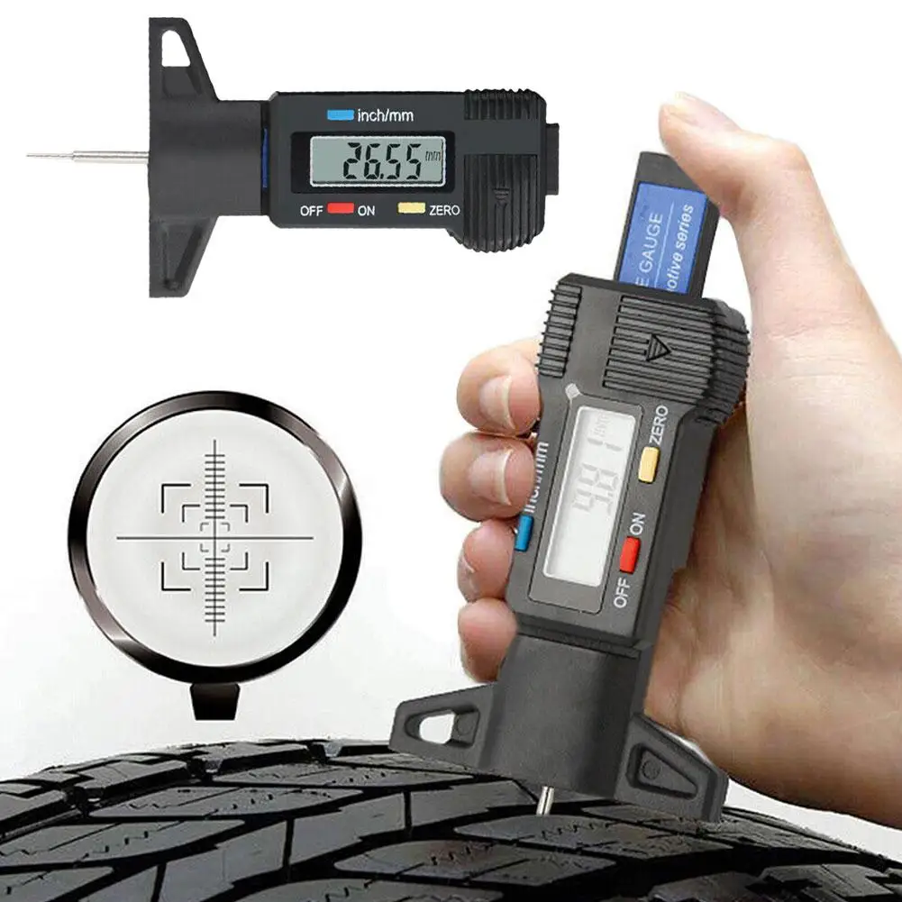 

Car Tire Digital Tire Tread Depth Tester Gauge Meter Free Electronics Measurer Trucks Diy Shipping Motorcycle G8s9