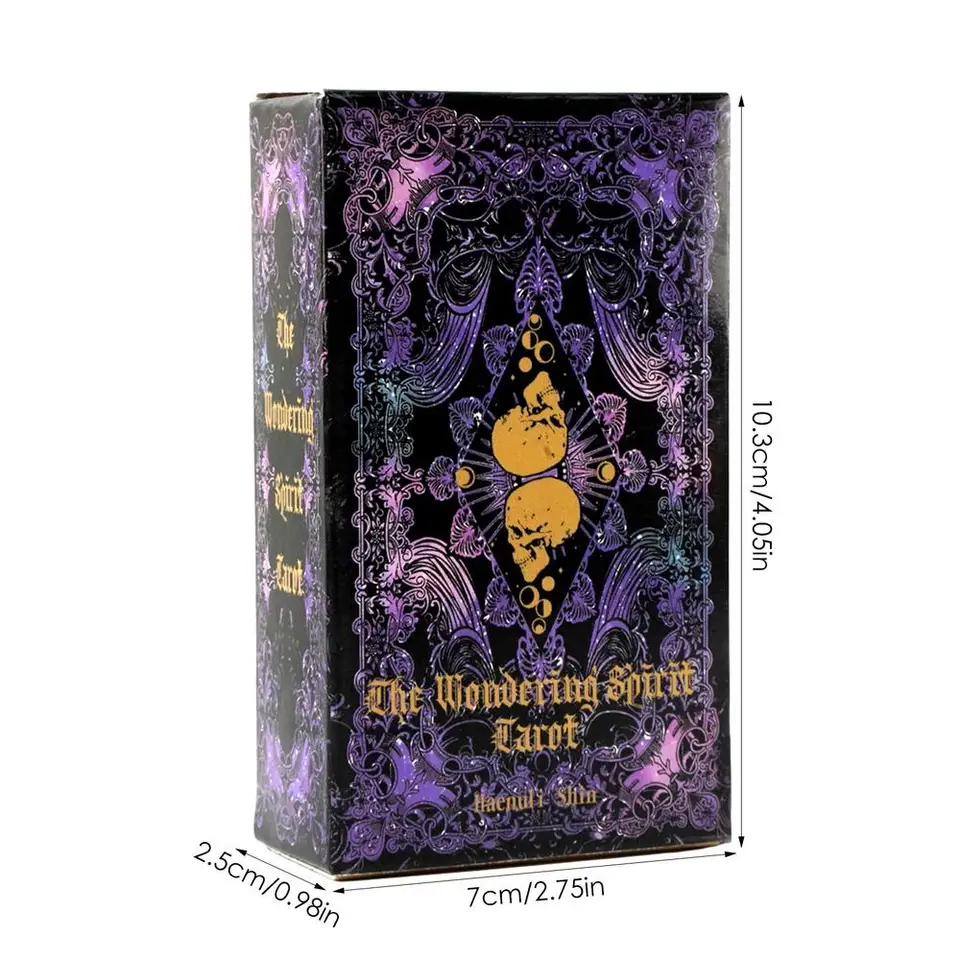 1 Box Of The Wandering Spirit Tarot Deck For Fate Divination