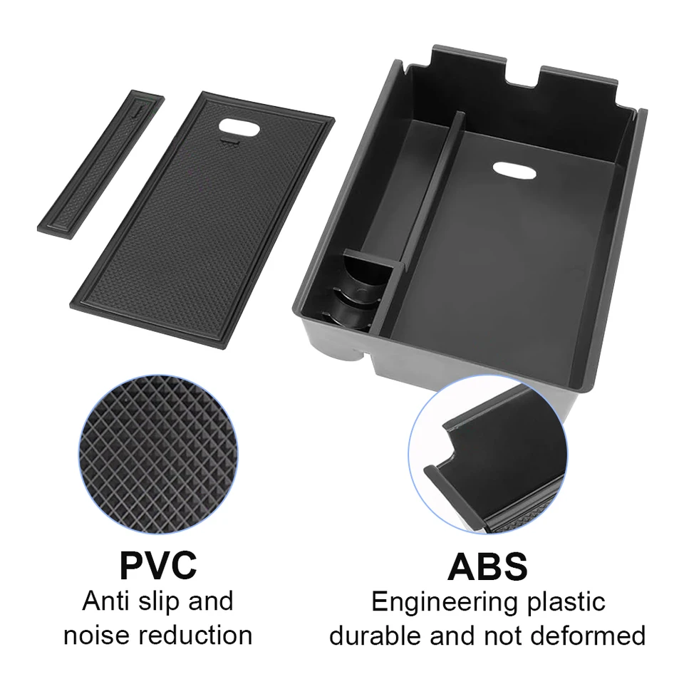 Vassoio organizzatore console centrale per Kia Sportage NQ5 Hybrid 2023 2024 Scatola portaoggetti bracciolo Inserto interno Accessori portaoggetti  34