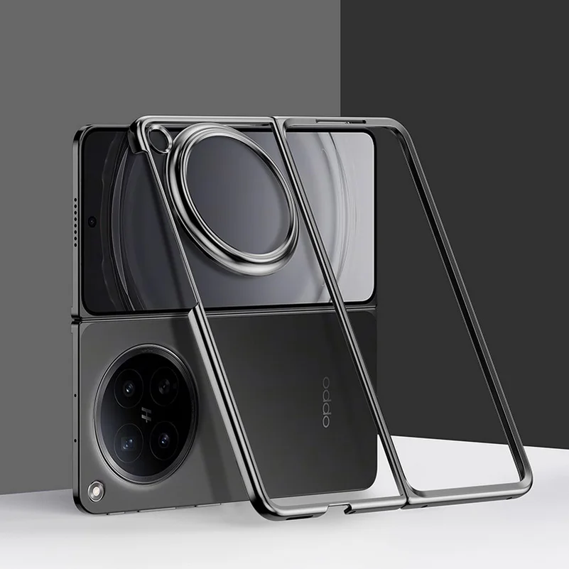 Ultra Thin Electroplated Transparent Shockproof Phone Case - Hard PC Cover