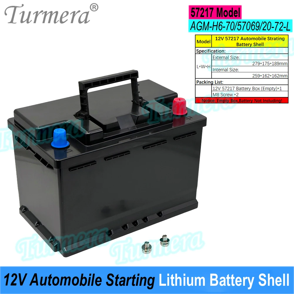 Turmera 12v 57217 Serie Autobatterie kasten Auto Start Lithium