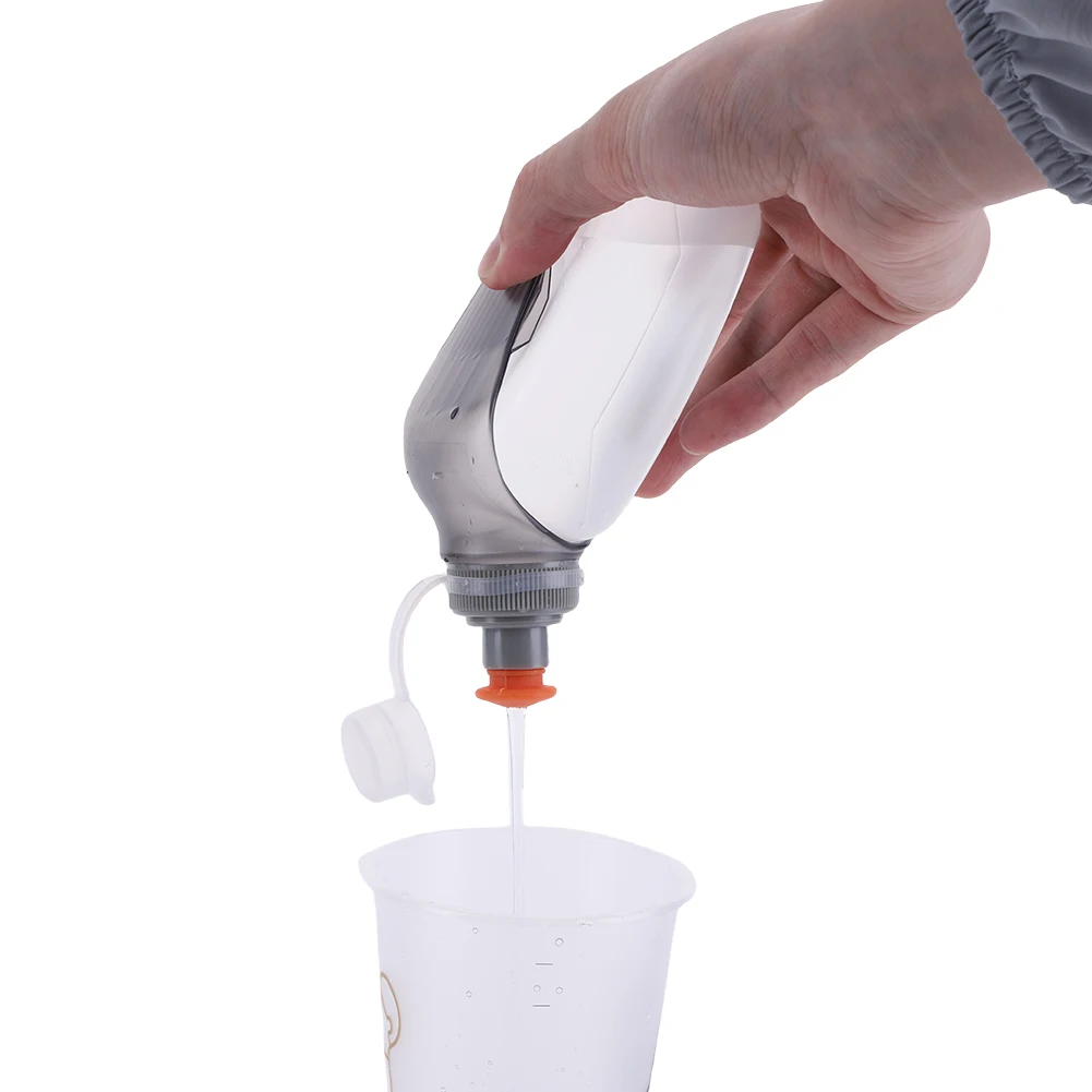 클립 및 방진 뚜껑이 달린 스포츠 물병, 누수 방지 아크 물병, 캠핑 사이클링 마라톤, 250ml