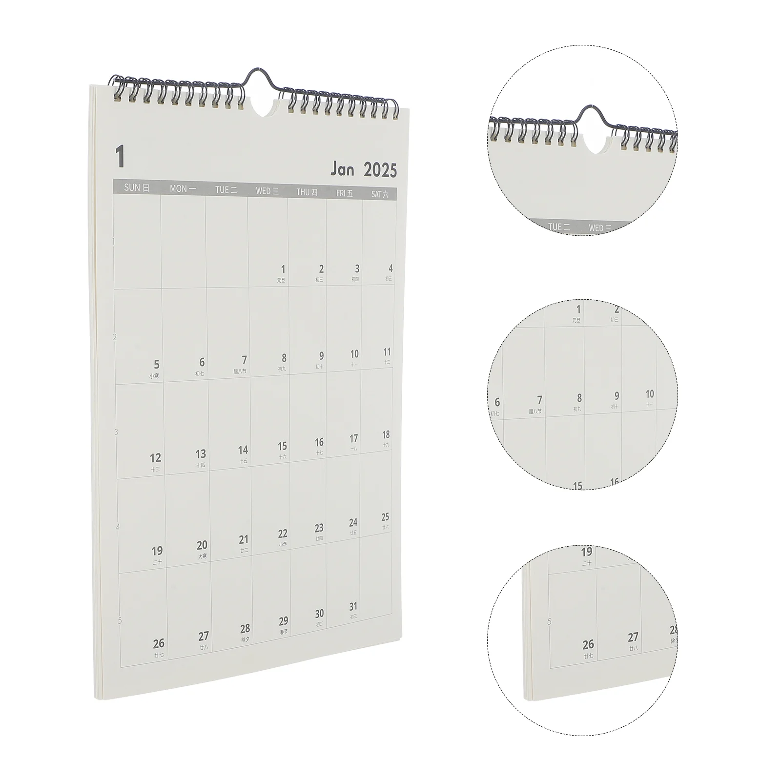 

Simple Wall Calendar Planning Office Accessories Appointment Hanging Room Daily Use Delicate