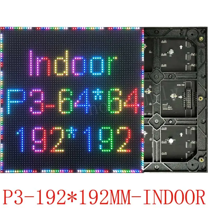 

P3 Full Color Indoor Rental LED Display Advertising Screen Module Pantalla LED Publicidad Computer Phone Control
