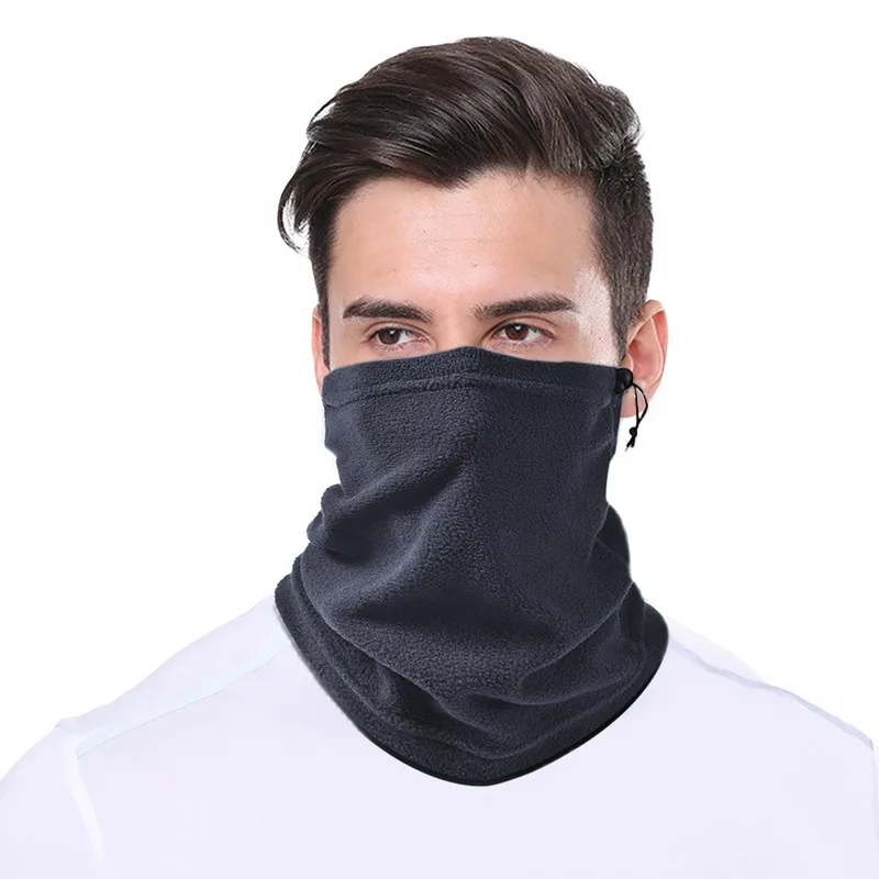 Cozy Windproof Fleece Neck Warmer & Half Face Cover