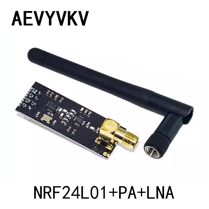 

NRF24L01+ 2.4G Wireless Data Transmission Module 2.4GHz NRF24L01 Upgrade Version NRF24L01+PA+LNA 1000 Meters GT24 For Arduino
