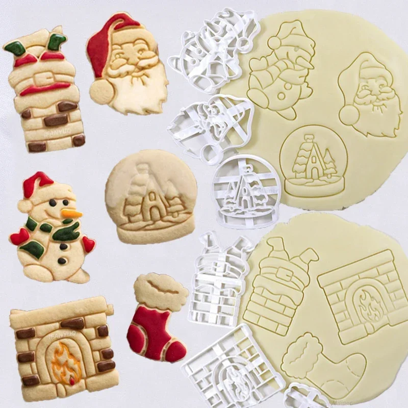 Set 5 Cortadores De Galletas De Navidad Acero Inoxidable | Meses Sin