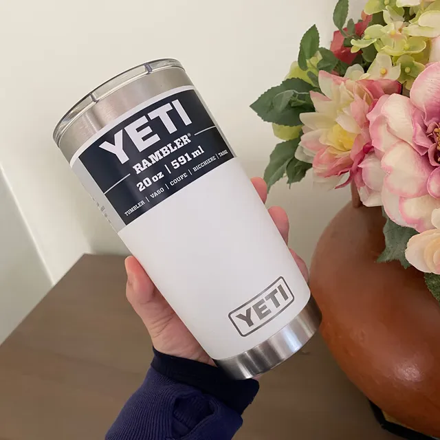 MOGA THE YETI 20OZ/568ML Tumbler stainless steel vacuum insulated glass cup  with magnetic sliding lid
