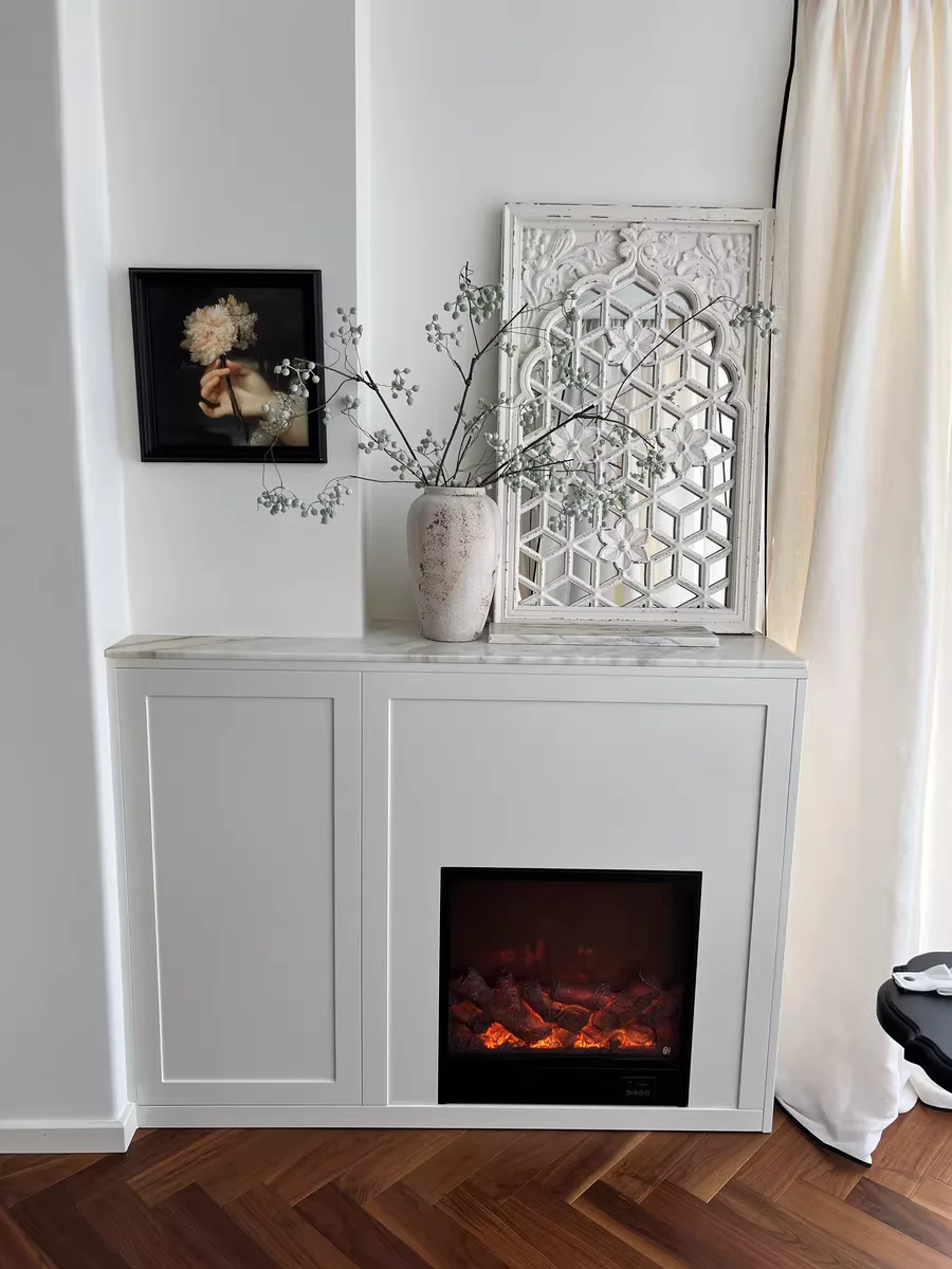 Electric Fireplace insert Firebox Chimney burner LED Optical Artificial Emulational Flame fire decoration YX310TB