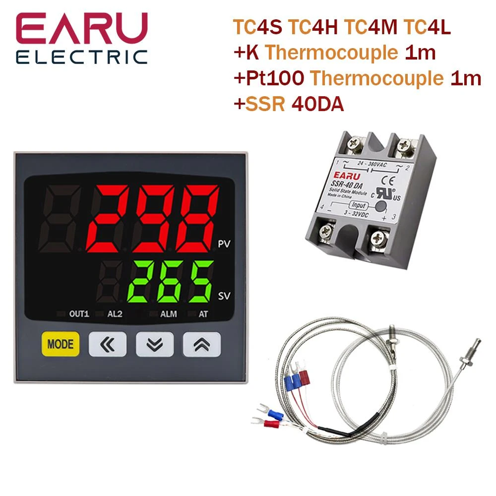 New Digital PID Temperature Controller Heating Cooling SSR Relay Output