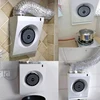 Wall-mounted Exhaust Fan Grease Pump Kitchen Small Side Suction High Suction Easy Installation Range Hood Hoods Kitchen 5