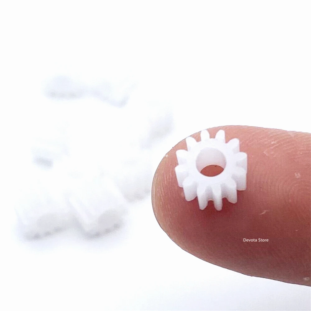 0.5M 8/9/10/11/12/13/14/15/18 Teeth DIY Motor Plastic gear 0.5/2/3MM Hole Diameter