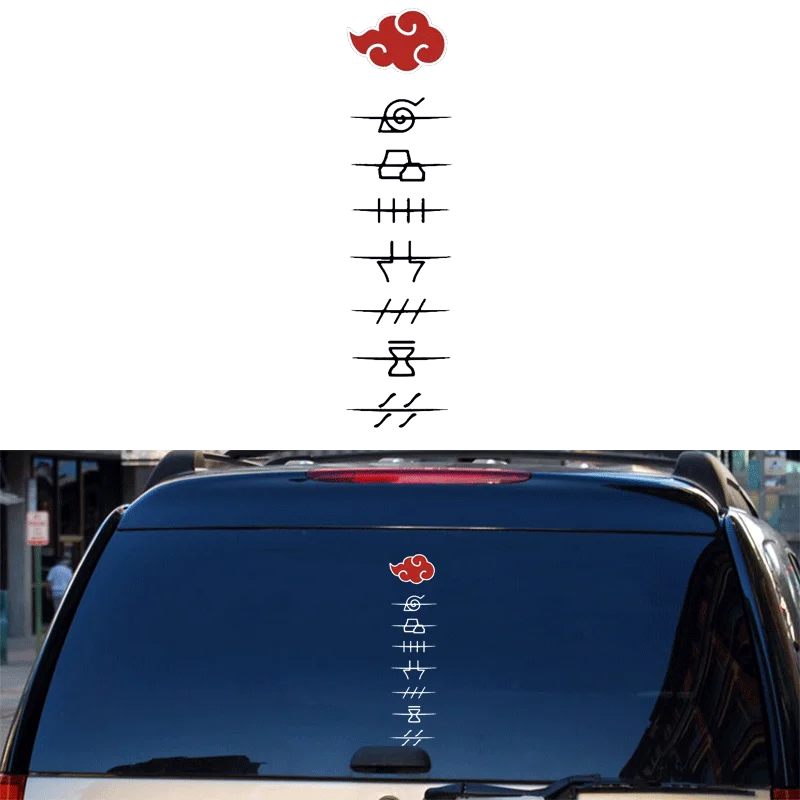 Adesivo De Carro De Alta Qualidade Hotnaruto Akatsuki Membro Nuvem Símbolo  Do Caminhão Do Carro Adesivo De Pvc À Prova Dwaterproof Água Capa Etiqueta  Do Risco Adesivo - Adesivos Para Carro - AliExpress