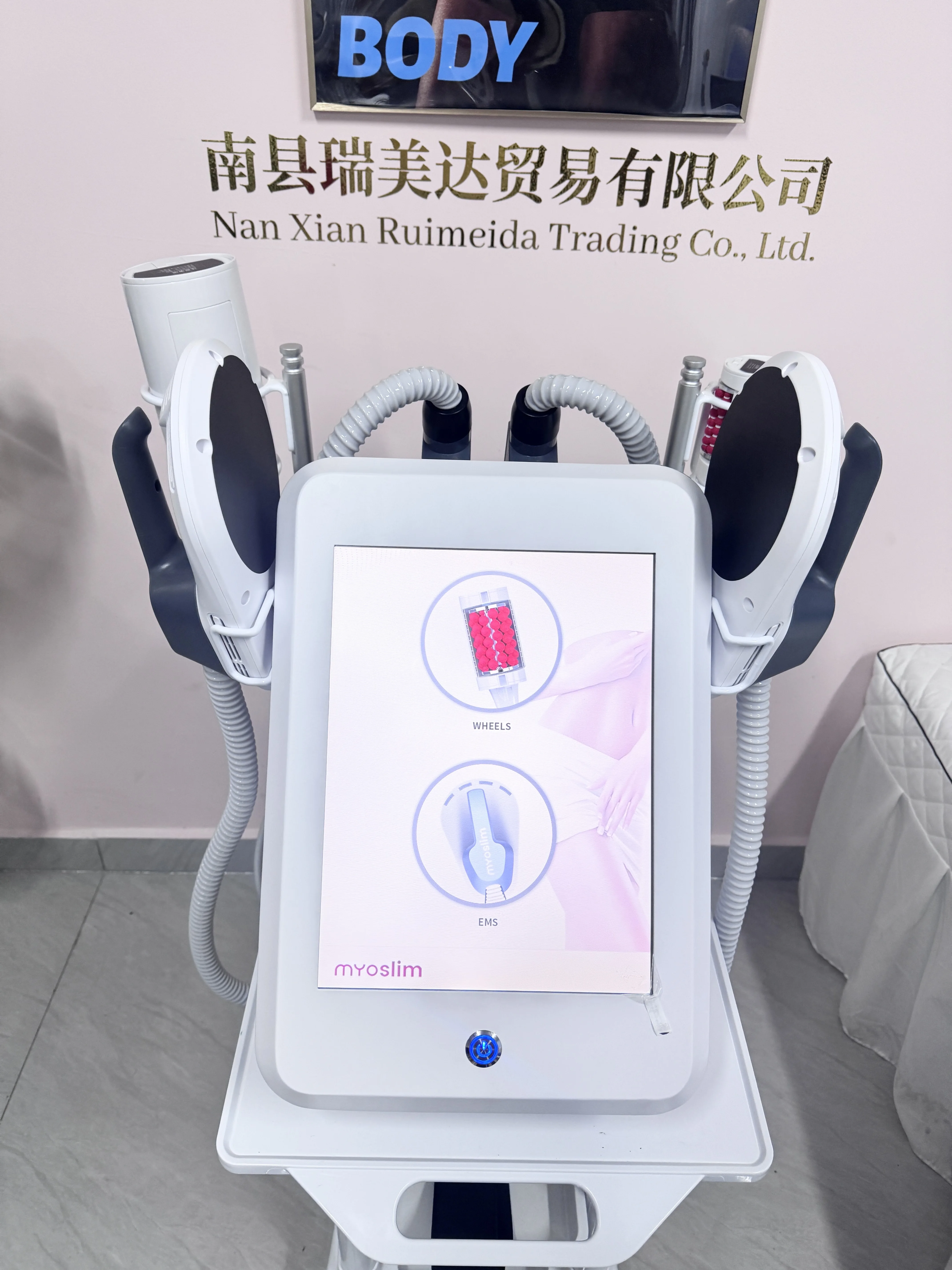 EMS Vacuum Inner Ball Roller 360 Degree Rolling Cellulite Massage Weights Loss Machine Body Muscle Body Slimming Fat Removal - immagine 3