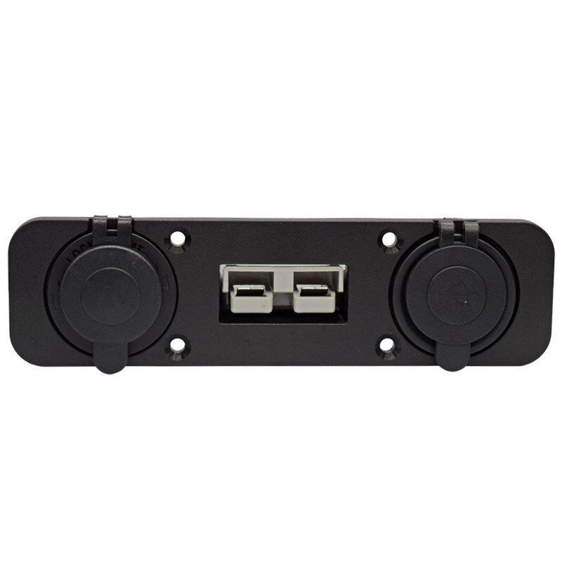 플러시 마운트 앤더슨 플러그 소켓, 더블 USB 충전기 소켓, C-Igarette 라이터 패널, 캐러밴 캠핑 보트 트럭용