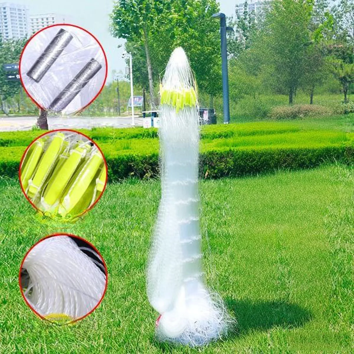 10m 20m Single-layer Floating Fishing Net Sticky Net Catch Small Fish