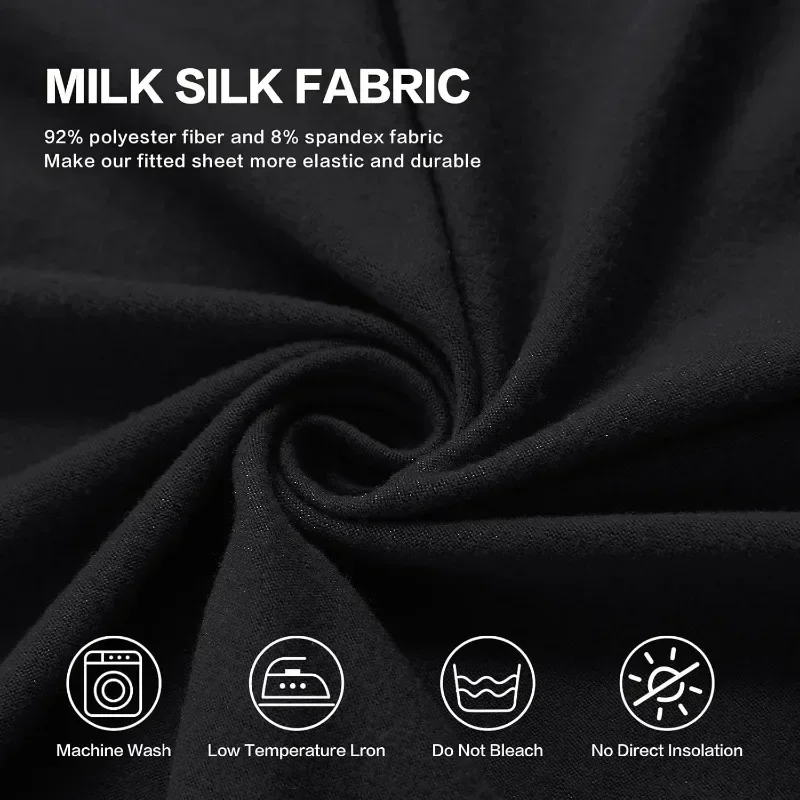 1/2/3/4/5/6pcs Silk Chair Cover Dining Room Seat Restaurant Weddings Banquet Hotel Elastic Flexible Stretch Spandex Chair Cover 5