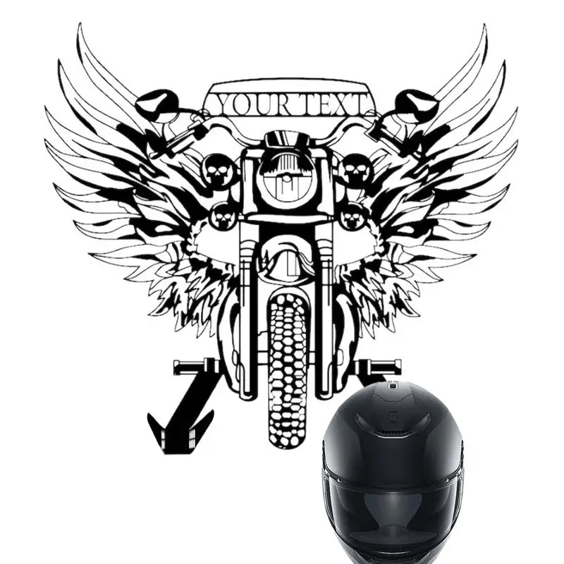 

Motorcycle Signs Metal Motorcycle Sign Wall Mounted Headgear Brackets Durable Door Coat Hangers Sturdy Jacket Hook With 2 Hooks
