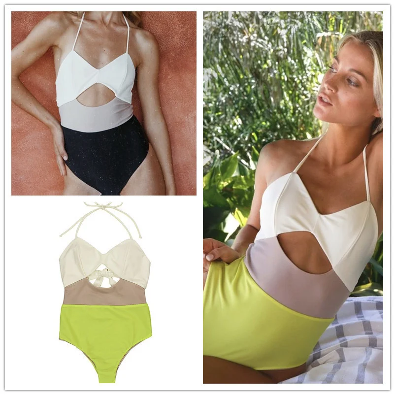 

One-piece Bikini Sexy Swimsuit Women's One-piece Triangular Swimsuit Sexy Bikini Set Underwire Bra High Waist Sexy Bikinis