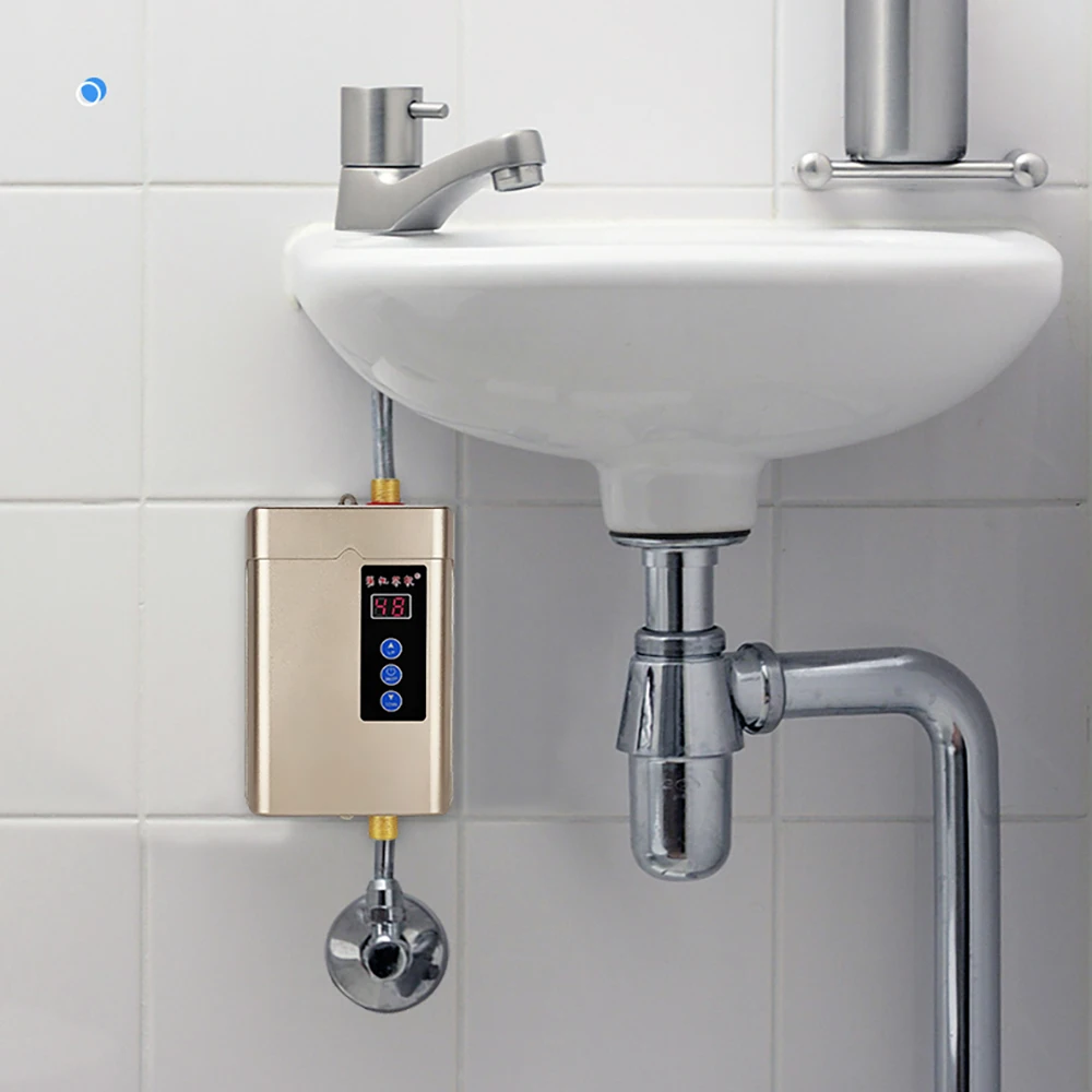 110V/220V 4000W Household Mini Electric WaterHeater Tankless Instant Water Heater Heating Machine Water Heater 50 - 60HZ