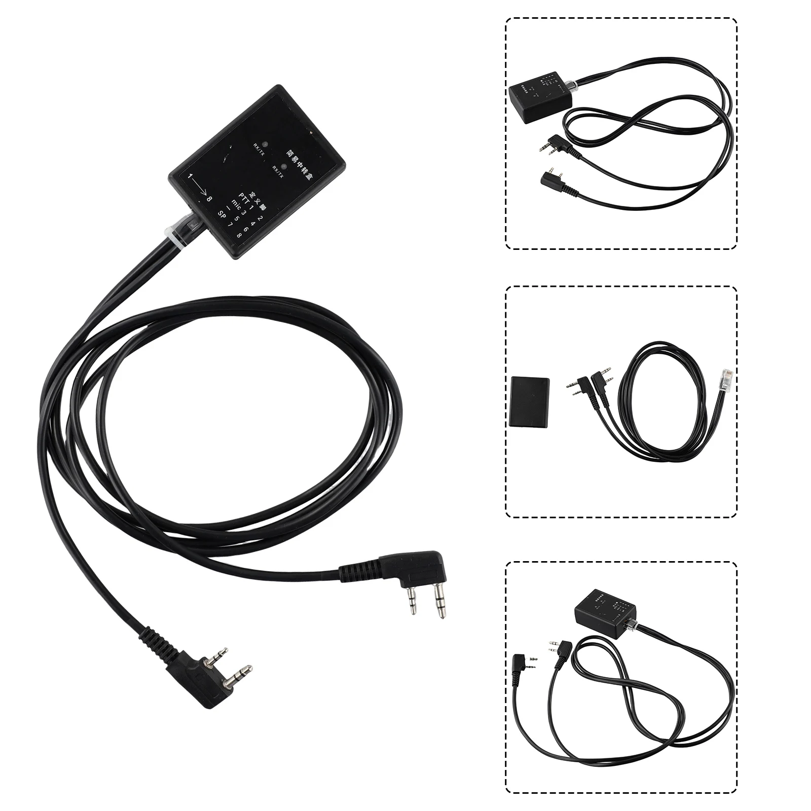 Repeater Box For BAOFENG TYT WOUXUN KIRISUN HYT Walkie Talkie Bidirection Radio U-V V-U Cross Band K Plug DIY Repeater