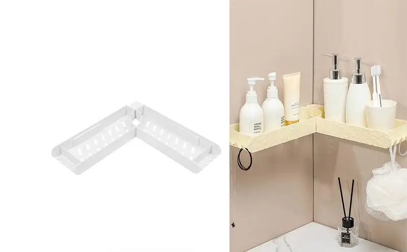 

Органайзер для ванной и душа, съемная настенная стойка для хранения, душевая стойка, прочная корзина для хранения, роскошные полки для ванной комнаты