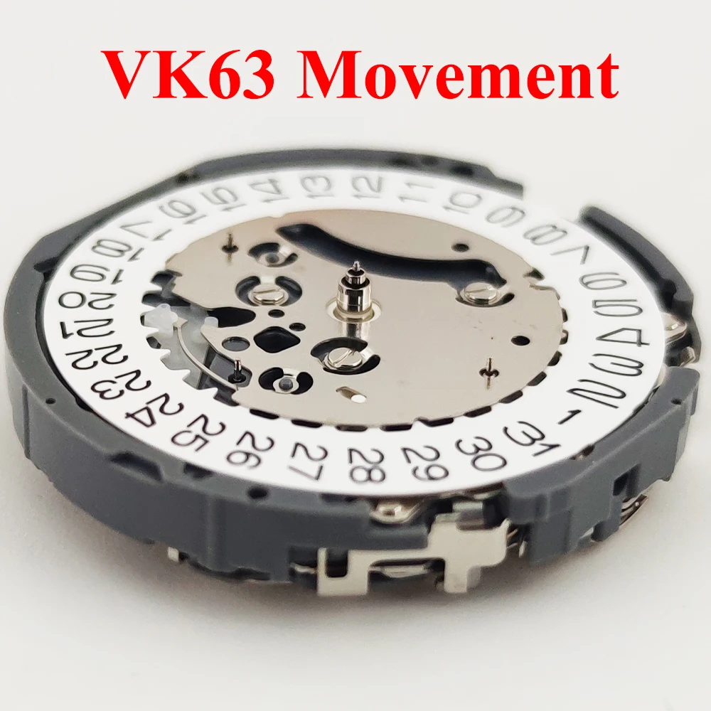 VK63 Quartz Watch Movement Date 3 o'clock Chronograph For VK63 Movement Watches Repair Tool quartz watch movement