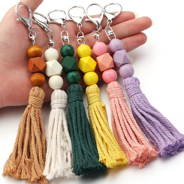 Diy Tassel Mini Tassel Keychain Tassels For Crafts Uxcell 10Pcs