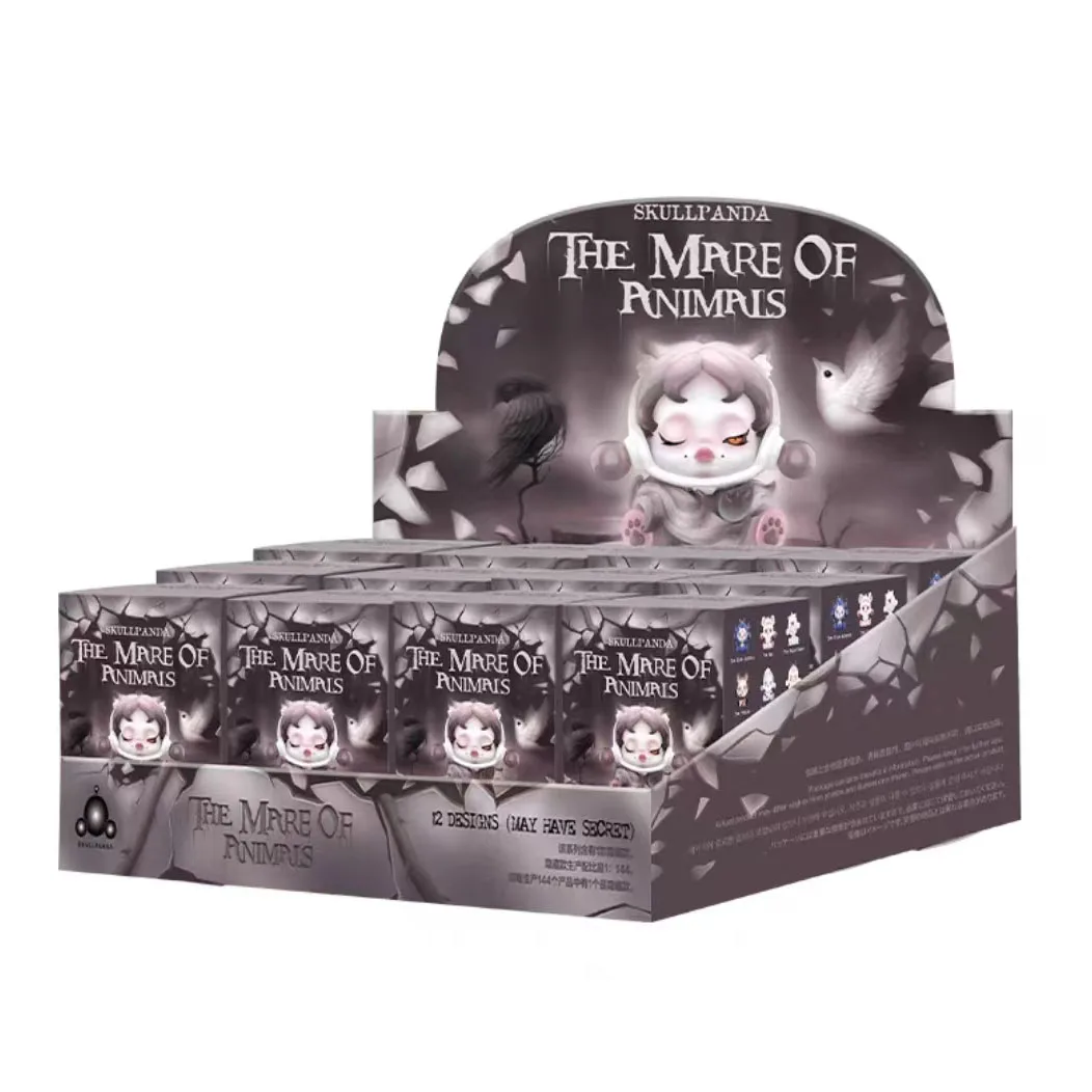 thumbnail image 1 of Popmart Skullpanda The Mare Of Animals Series Blind Box Toys Anime Action Figure Caixa Mystery Box Surprise Dolls Xmas Kids Gift, 1 of 5