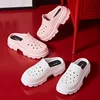 Kidmi Women Platform Slippers Summer Holes Clogs Sandals Fashion Thick Sole Sandals Outdoor Beach Slides Soft Cloud Garden Shoes 4