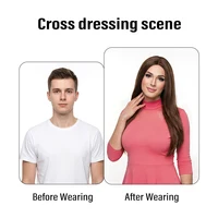 Cosplay Crossdresser Silicone Bra With Breast Detachable 2-in-1 Converge Chest Shape Flat Chest Turns Larger Instantly - Image 4