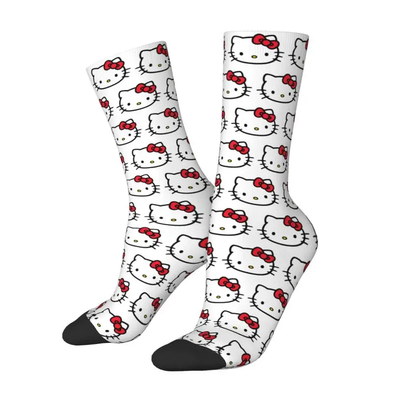

Женские и мужские носки Sanrio, Hello Kitty, теплые модные новые короткие носки
