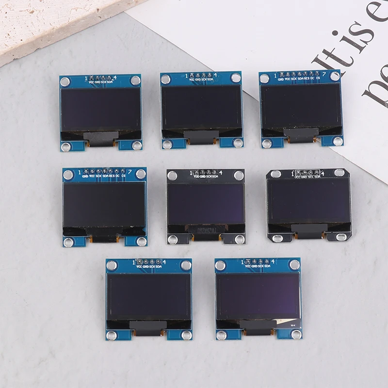 1PCS 1.3인치 OLED 모듈 SPI/IIC 통신 화이트/블루 컬러 128X64 1.3인치 OLED LCD LED 디스플레이 모듈 1.3인치 OLED 모듈