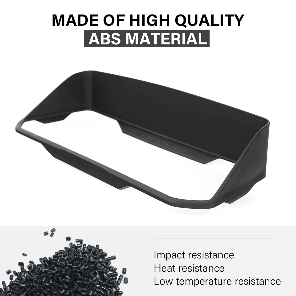 Advanced Glare Protection Screen Visor and Meter Cover Guard for Motorcycle Cockpit TFT Display