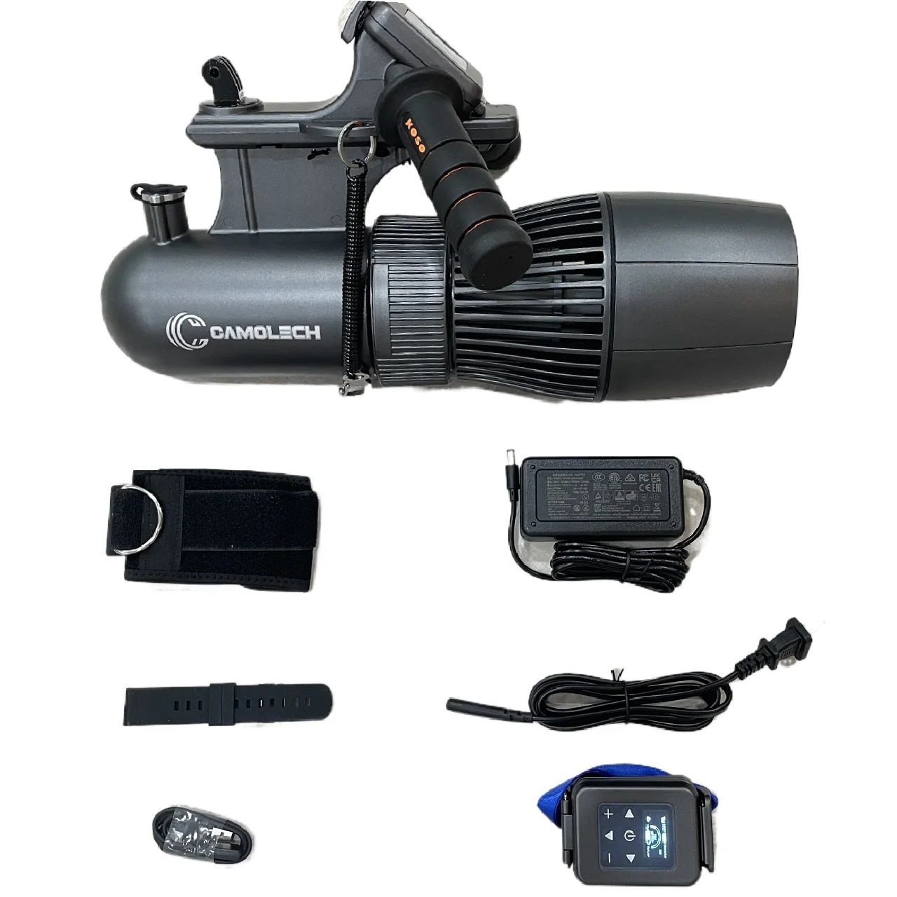 Scooter sous-marin électrique Camolech 500W 40M, plongée libre, snorkeling, moteur sans balais, 60 minutes d'autonomie