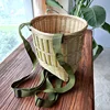 BP79 Bamboo Backpack, Reinforced with Thick Bamboo Skin, Adjustable Strap, Oval-Shaped Harvest Basket 3