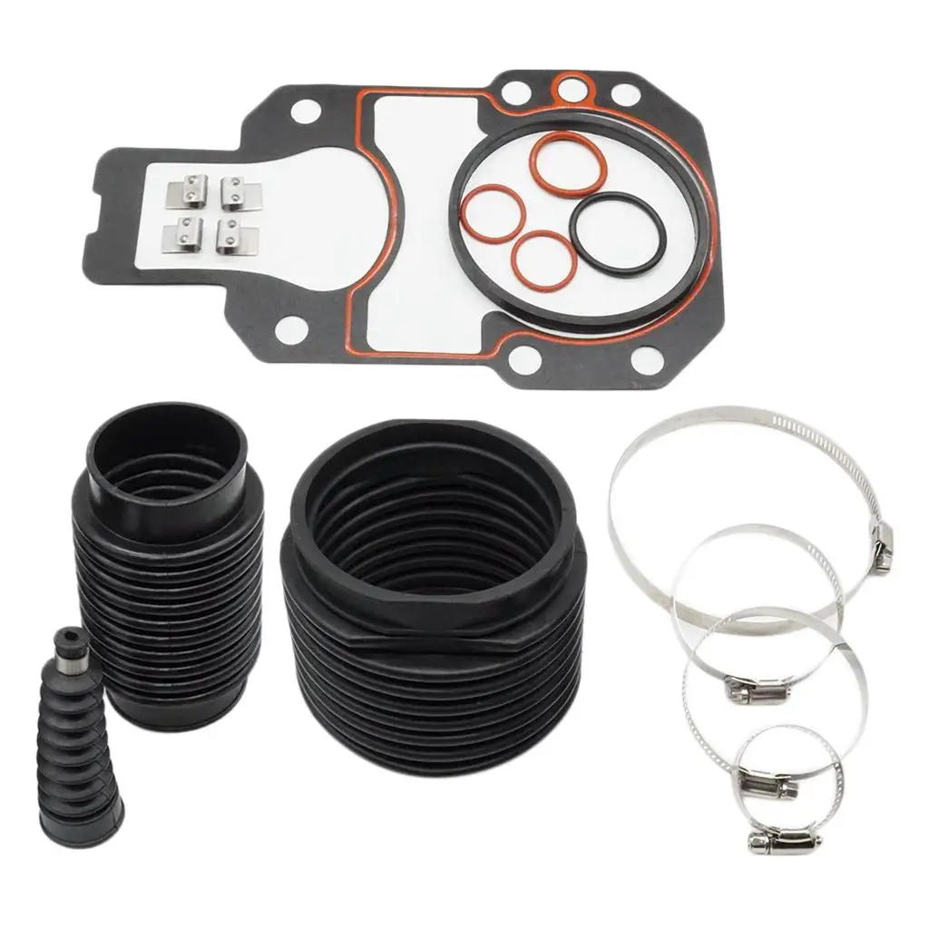MerCruiser Alpha 1 Gen 2 용 I/O Transom 서비스 리빌드 수리 키트, 벨로우즈 및 짐벌 베어링 포함 대체 30-803097T1