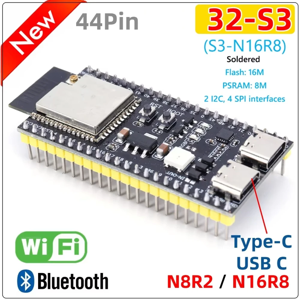 รูปสินค้า บอร์ดพัฒนา ESP32 S3 สำหรับโปรเจกต์อิเล็กทรอนิกส์