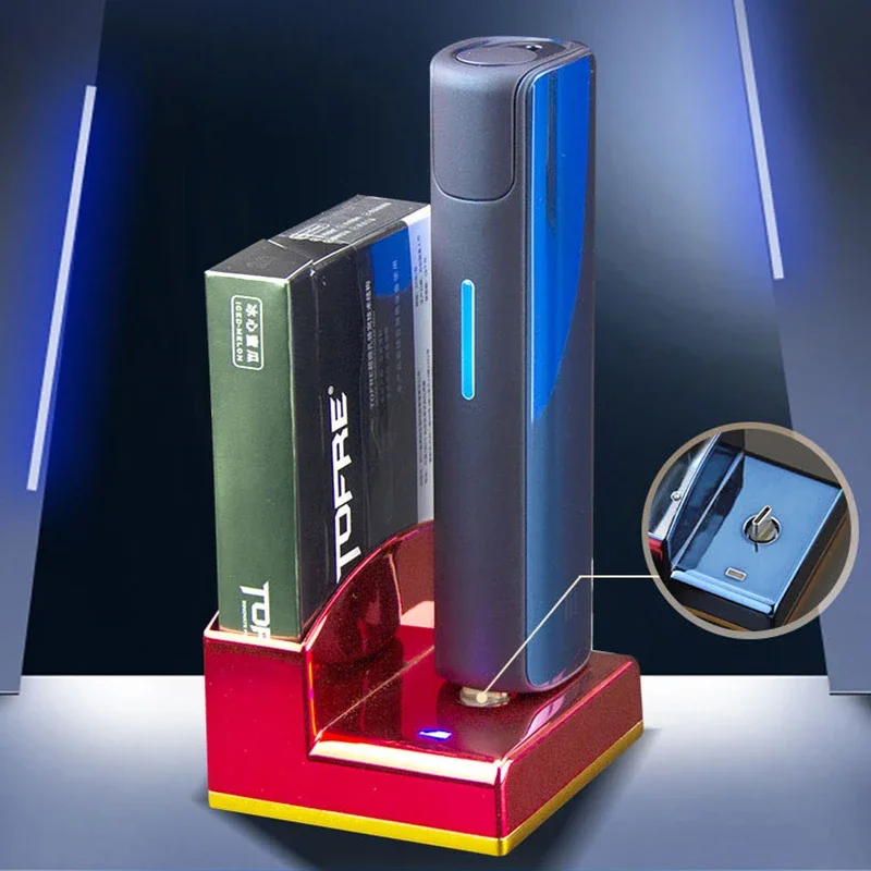 Caricabatterie Rapido Per Iqos Iluma One Caricabatterie Portatile Per Lil Solid 2 Per Relx Dual Charger Type-C Micro Usb Desktop Ricarica Rapida