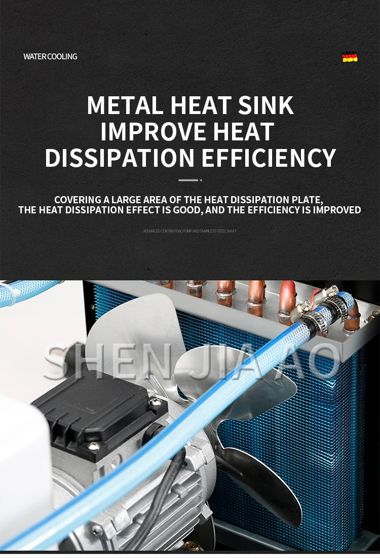 CT-10L Portable Industrial Water Chiller 10L Low-db High Lift Pump Cooler TIG We