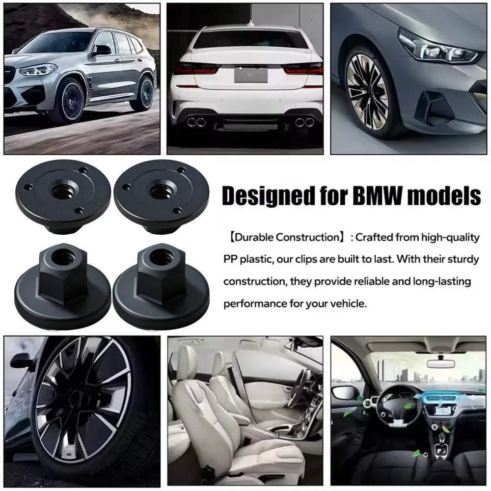 Plastic Chassis Arched Grommet Nut Clip Grommet Nut Self Tapping Screw Fastener for BMW X3 X5 X6 Underbody Shield Retainer